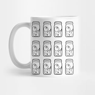 Man in a Jar Sticker Sheet Mug